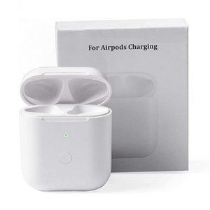 NEW White Wireless Charging Case for Apple AirPods 1 & 2 (Earbuds NOT INCLUDED)